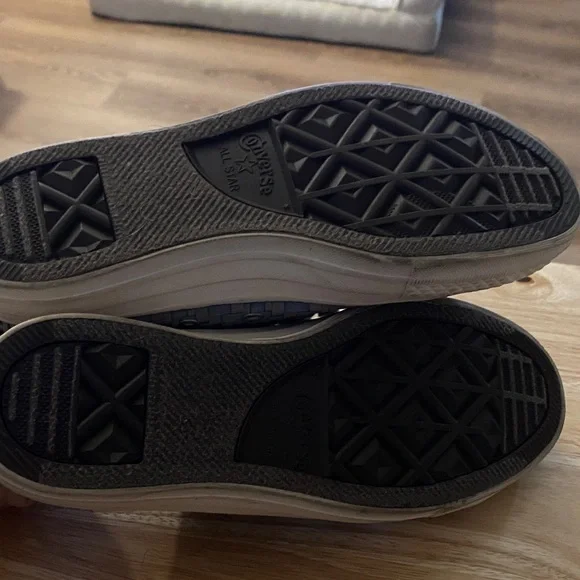 Converse Light Blue Woven Low Top Sneakers - Picture 5 of 5